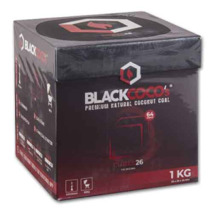 Wasserpfeifenkohle Kokosnuss BlackCocos 1kg