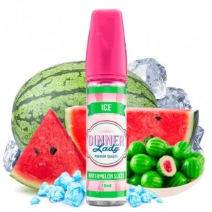 Watermelon Slices – Ice – Dinner Lady | Longfill 20 ml in 60 ml