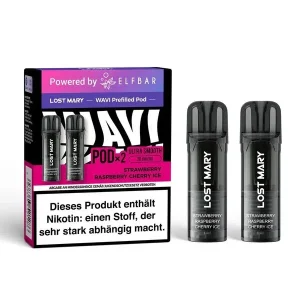 Wavi Pods Strawberry Raspberry Cherry Ice