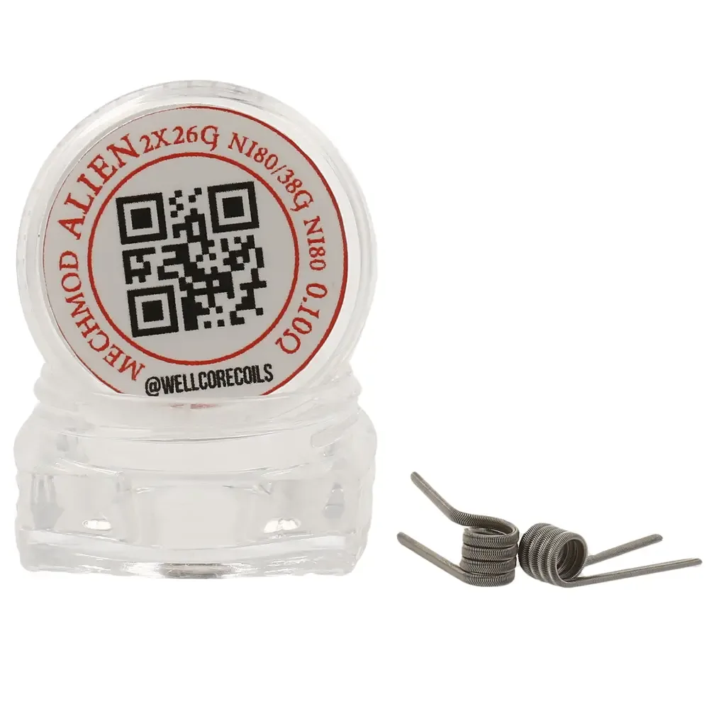 Wellcore Coils – Alien Fused Clapton Low-Ohm – Ni80