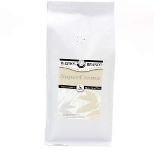 Werksbrandt Kaffee Super Crema 1 kg Bohnen