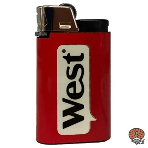 WEST Feuerzeug / Reibradfeuerzeug – 6 cm Höhe