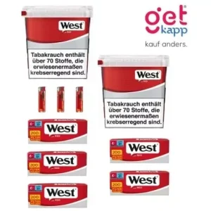 West Tabak Red 280g Titan Box Sparset