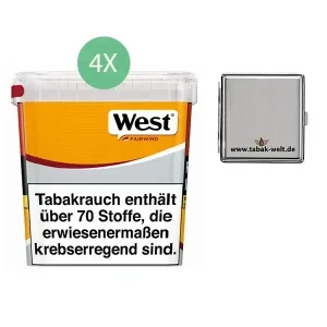 West Yellow Fairwind 4 x 265g mit Metall Etui