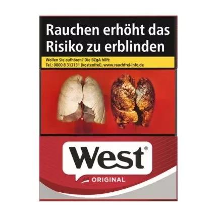 West Zigaretten Original Red (8.70€) Stange (10×20)