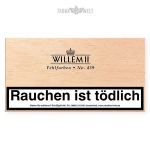 Willem II Fehlfarben Zigarillos No. 439 Sumatra Kiste