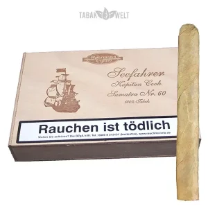 Woermann Cigars Seefahrer Zigarren KAPITÄN COOK SUMATRA NO.60