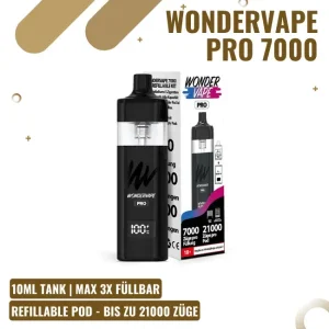 WONDERVAPE 7000 PRO – Pod Kit – BIS ZU 21000 ZÜGE
