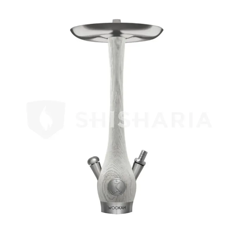 Wookah – BODY Holz & Edelstahl QLS – Nox Weiß