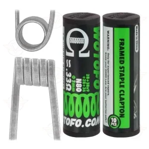Wotofo – Framed Staple Clapton N80 3mm 0.33 Ohm