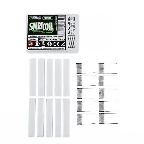 Wotofo – SMRT PnP Meshed Cotton Set – nexM Turbo