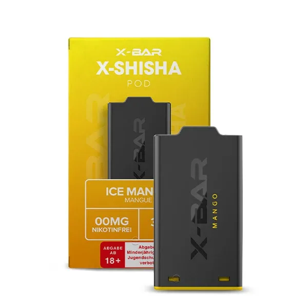 X-Shisha by X-Bar Pod – Ice Mango 0mg Shisha Liquid