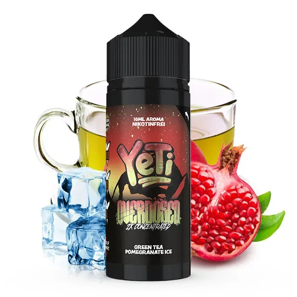Yeti – Green Tea Pomegranate Ice – Overdosed Aroma – 10ml