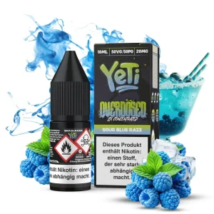 Yeti Overdosed – Sour Blue Razz Nikotinsalz