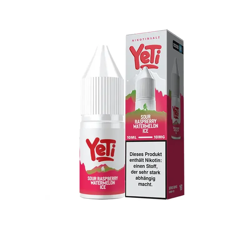 YeTi Summit – Sour Raspberry Watermelon Ice – 10 ml Overdozed Nikotinsalz Liquid