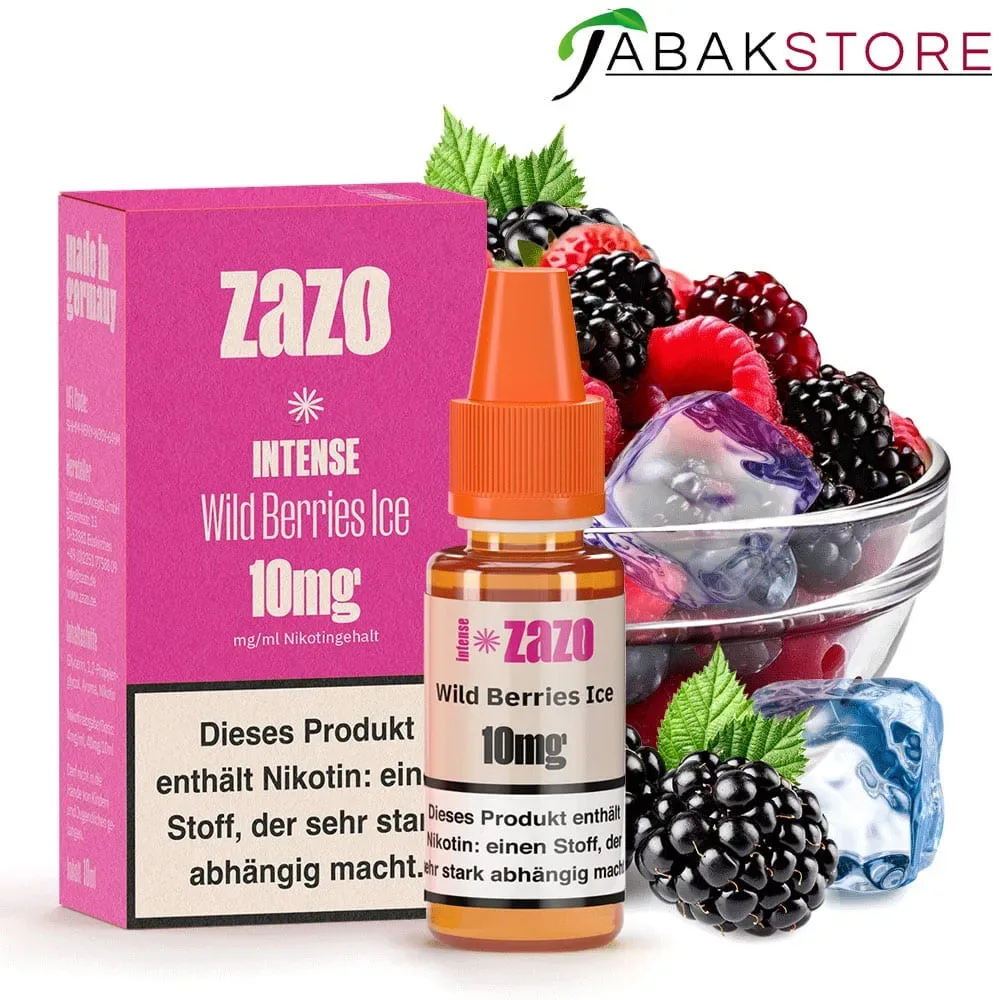ZAZO Intense – Wild Berries Ice – Liquid 10ml – 10 mg/ml