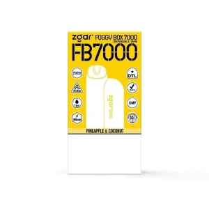 ZGAR FOGGY BOX 7K Züge Einweg E Zigarette Wiederaufladbar