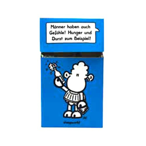 Zigaretten-Faltschachtel Worthelden Blau