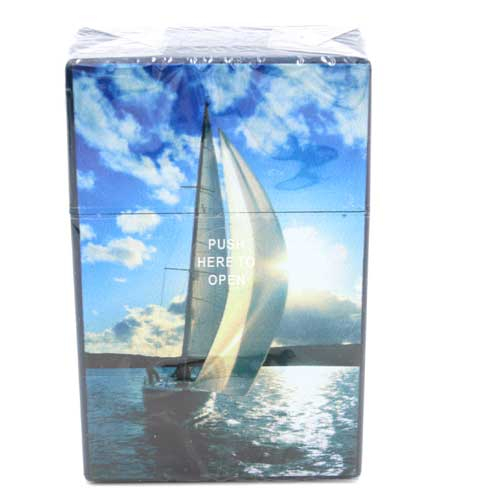 Zigarettenbox Atomic King-Size Maritim Dunkelblau