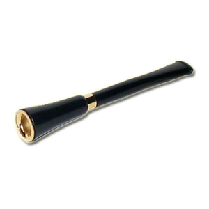 Zigarettenspitze Kurz Schwarz-Gold