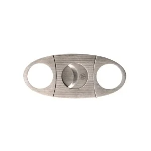 Zigarren-Abschneider chrom satin/Streifen 22mmSchnitt