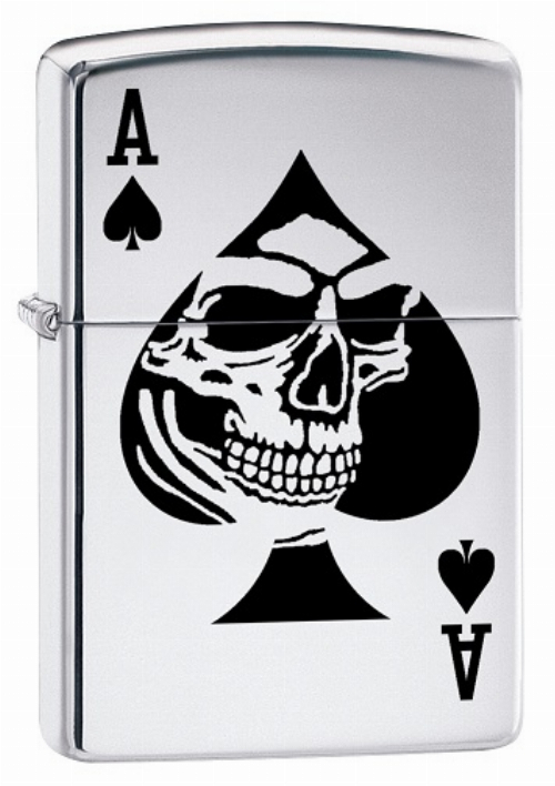 Zippo Feuerzeug Ace of Spade Skull 7