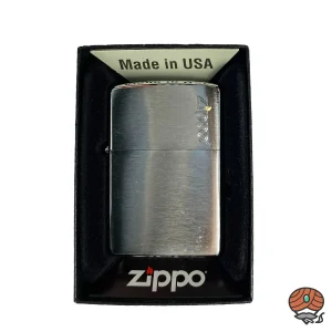Zippo Logo Benzin-Feuerzeug mit Zippo Schriftzug, unbefüllt