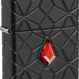ZIPPO schwarz Armor Case Crystal „Diamond Pattern“ 60007452