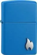 ZIPPO Sky blue Emblem „Zippo Flamme“ 2007968