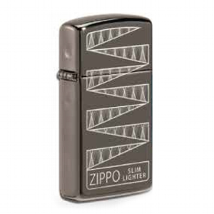 Zippo Slim Feuerzeug black ice Anniversary Colletible Limitiert