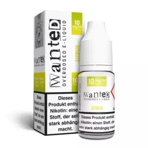 Zitrus - Wanted Overdosed Nikotinsalz Liquid (10/20mg/ml)