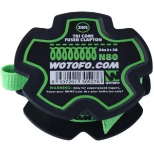 Zubehör: Wotofo Tri Core Fused Clapton Wire 20 feet/spool Wickeldraht